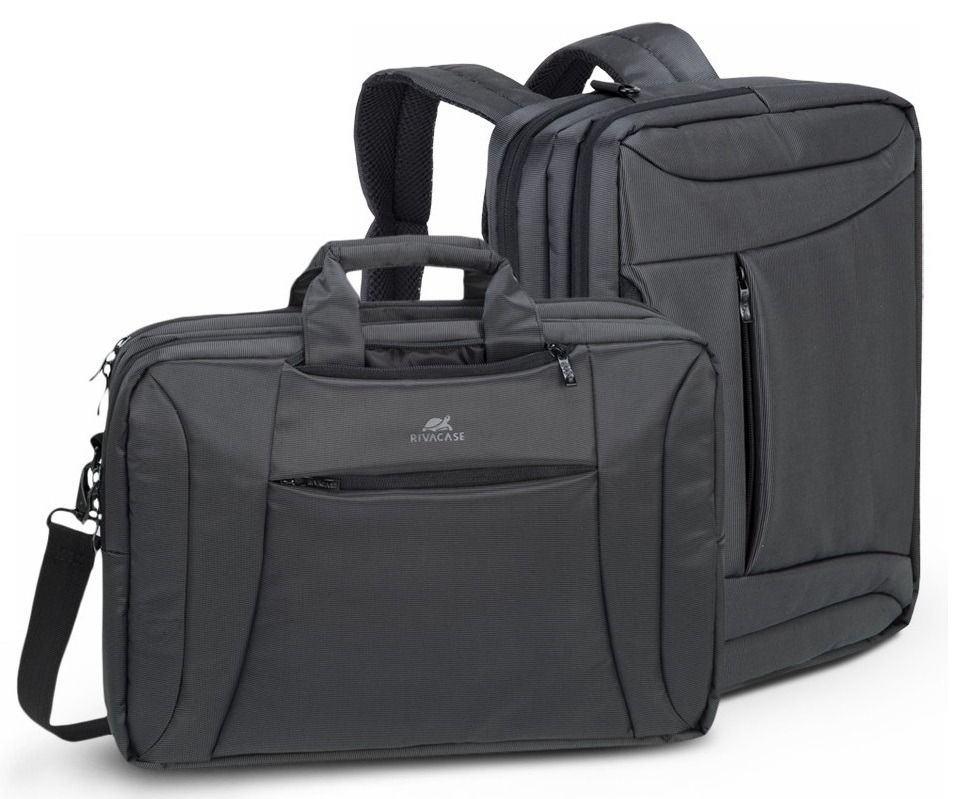 Rivercase Central Laptop Bag for 15.6 Inch Laptop , Black 8290