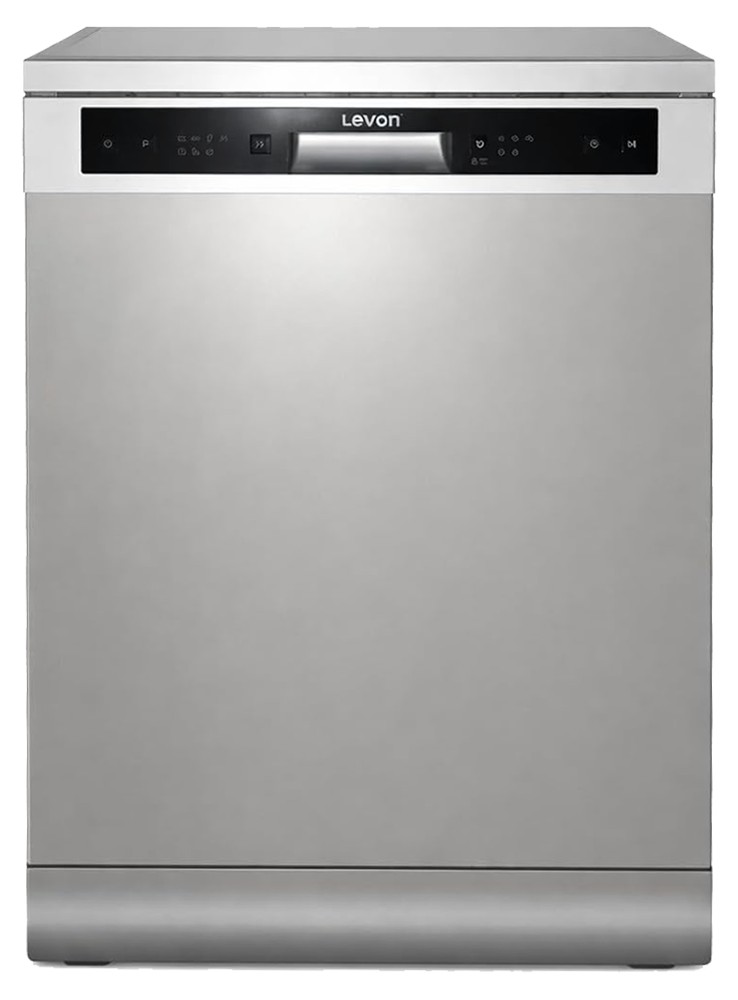 Levon Free Standing Dishwashers , 13 Persons Silver - LV-DWED3RC-SS13