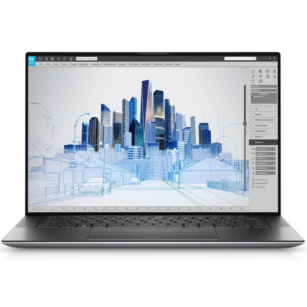 Dell Precision 5550 Laptop, Windows 11 - Black (Pre-Owned), Grade