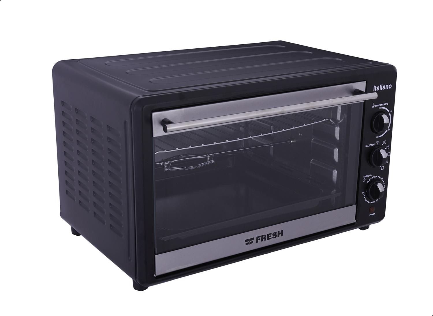Fresh Oven with Grill , 45 Liter 2000 Watt , Black - FR-45