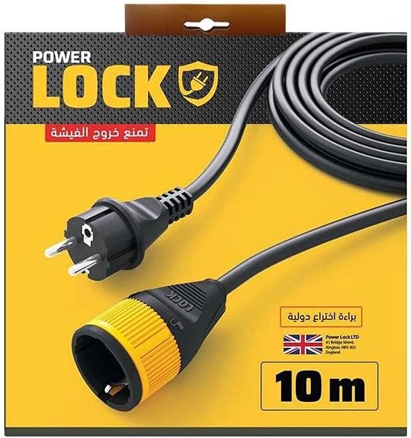 Power Lock Power cord, 10 Meters, 250V 
