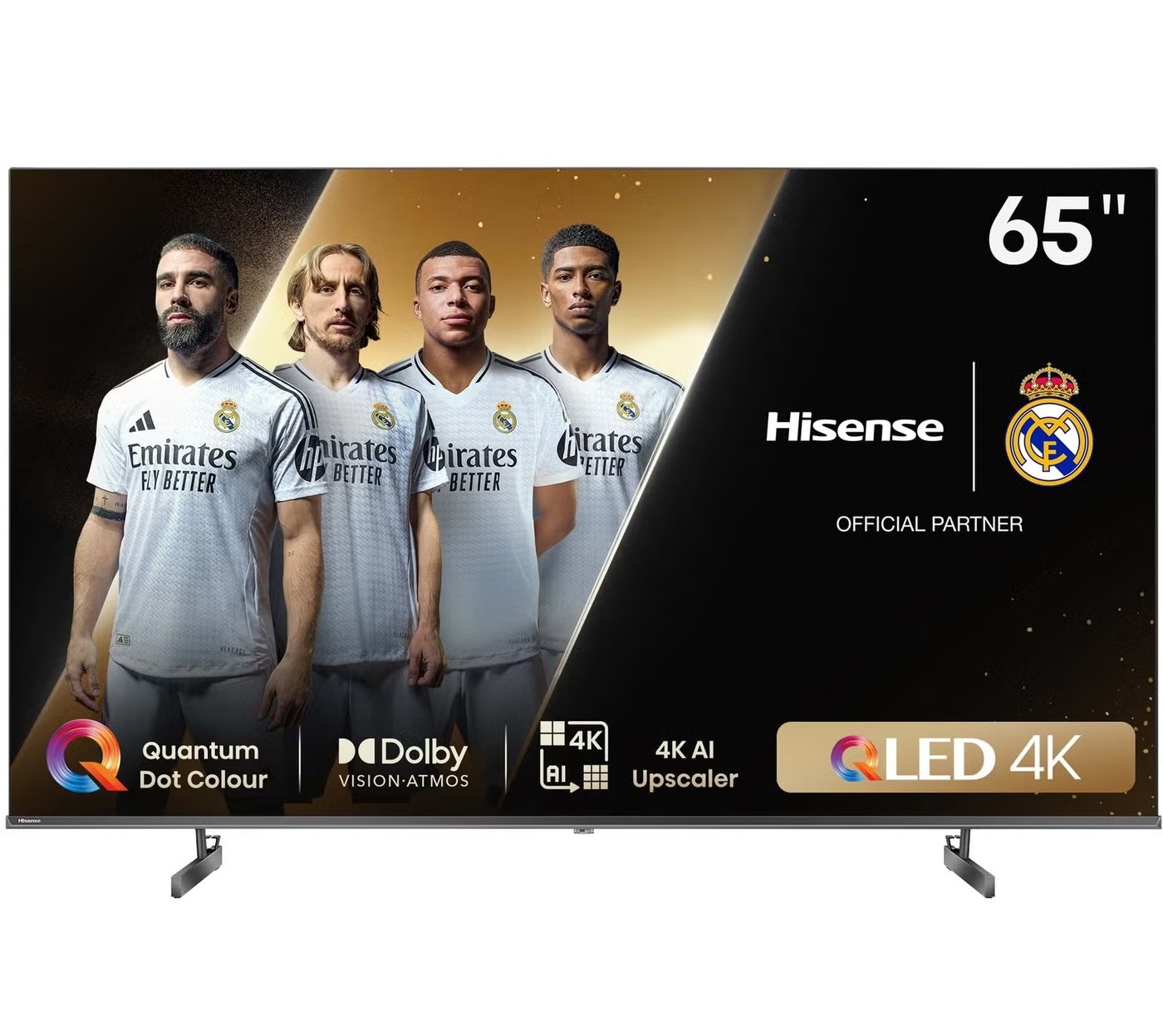 Hisense 65 Inch Smart TV , 4K UHD QLED - 65Q6N