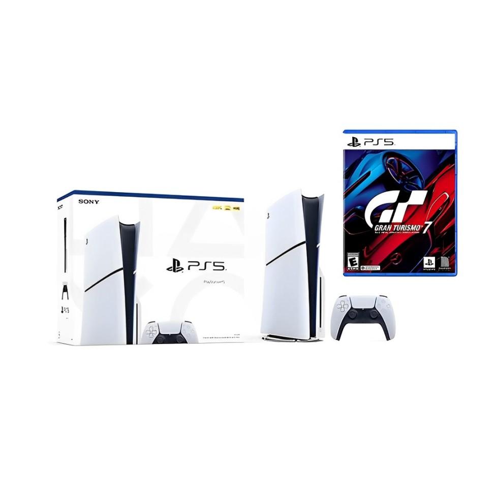 Sony PlayStation Slim Terabyte Controllers White