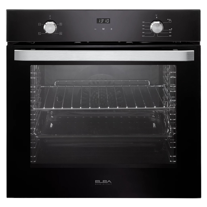 Elba Built-in Oven with Grill 65 Liter , Black - EL 10 XLB FG