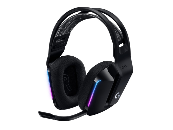 Logitech Wireless Gaming Headphones , Black - G733