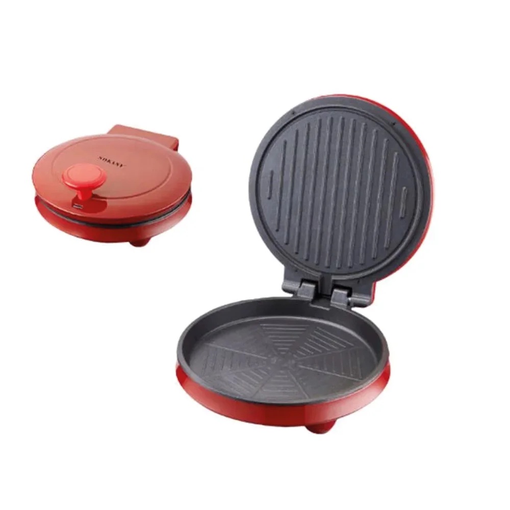 Sokany Pizza Maker 1000 Watt Red - SK-08013