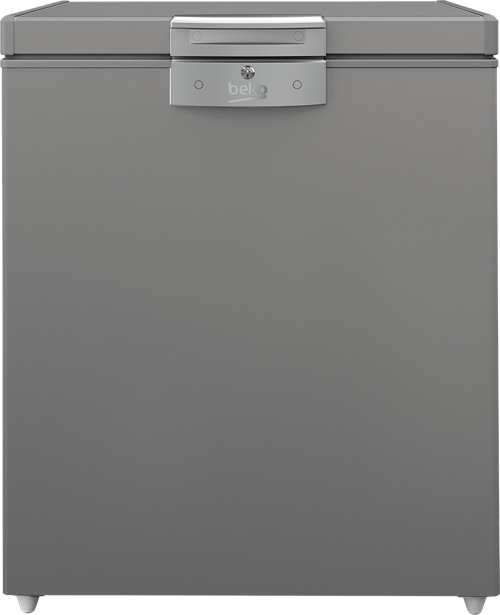 Beko MinFrost Chest Deep Freezer , 205 Liter , Silver - HS20510SEGH