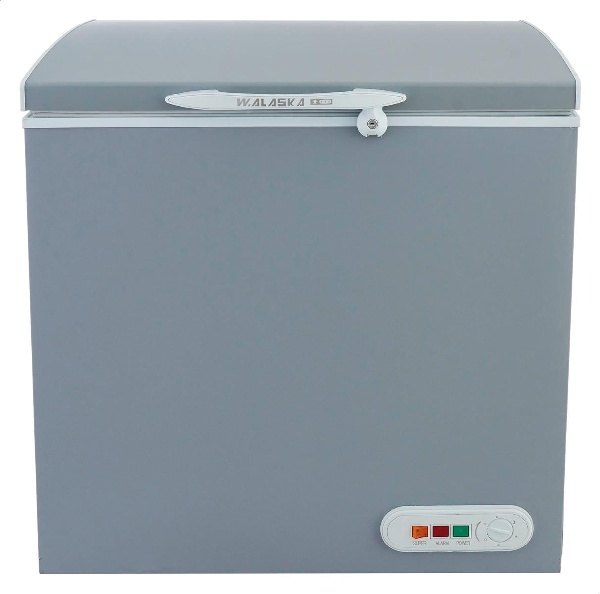 Alaska Defrost Chest Deep Freezer , 200 Liter , Silver - CH200