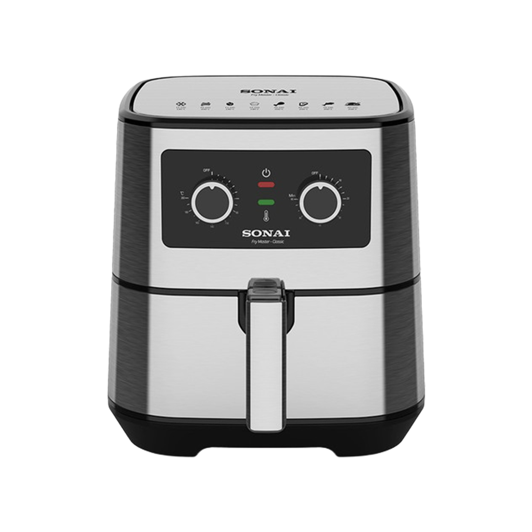 Sonai Fry Master Classic Air Fryer , 5.5 Liter , 1700 Watt Silver - SH-511M