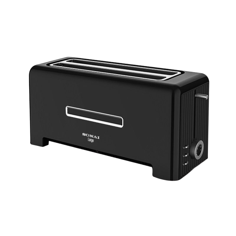 Sonai Large Toaster , 4 Slices 1400 Watt Black - SH-1830