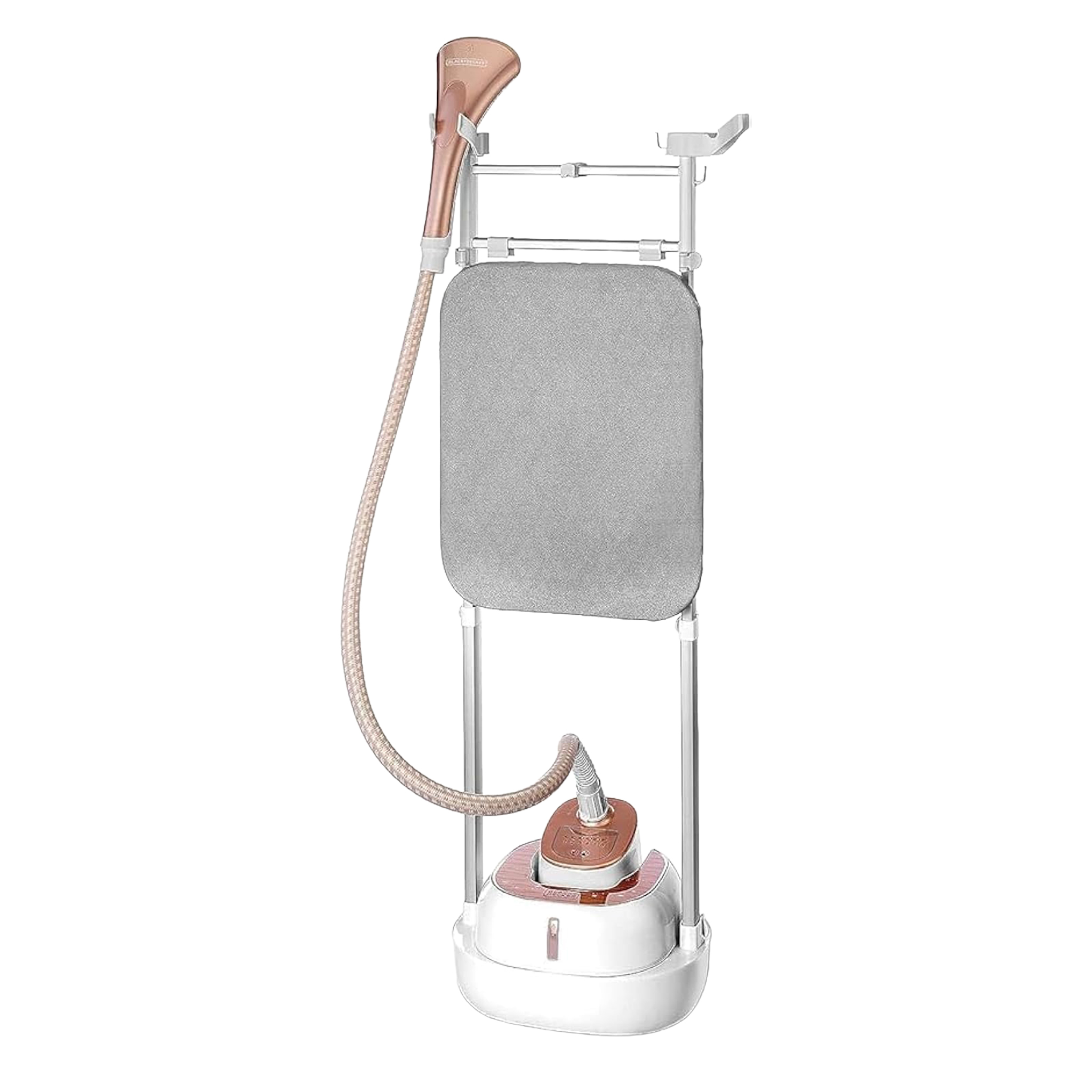 Black + Decker Garment Steamer , 2 Liter , 2000 Watt , White Rose Gold - GSTD2075