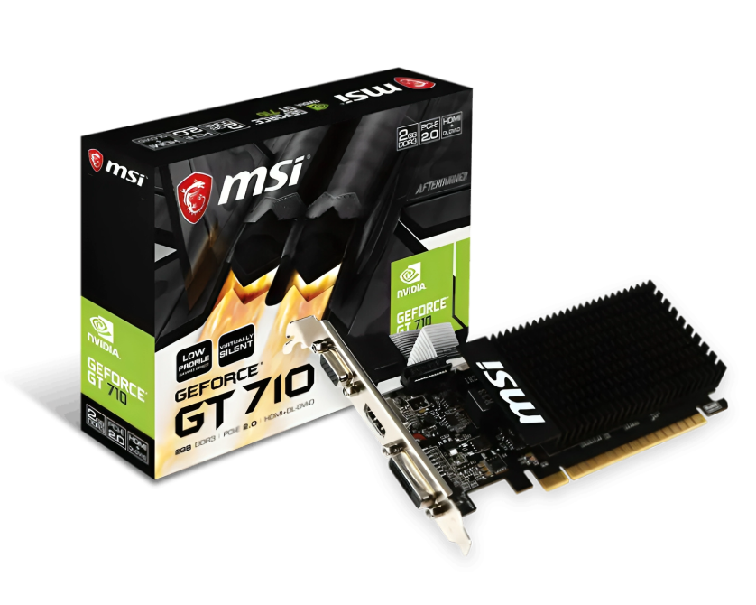 MSI GeForce GT 710 2GD3H LP Graphics Card , 2GB DDR3