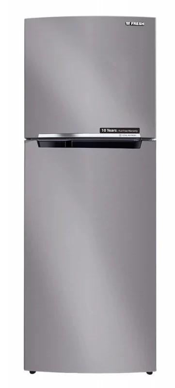 Fresh NoFrost Top Freezer Refrigerator , 369 Liter , Silver - BR400KT