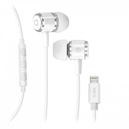 Sbs Wired Earphones , White - TEINEARLIGHTW