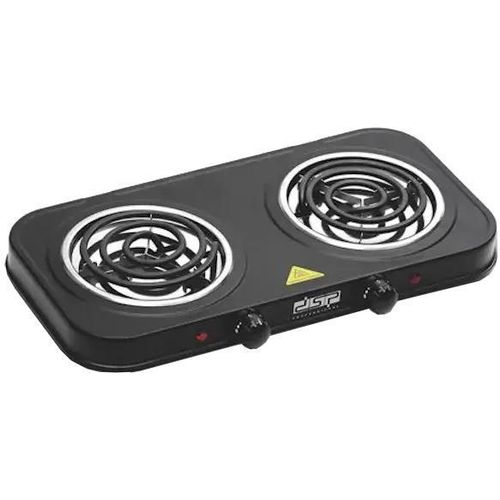 Dsp Hot Plate , 2 Plates Burners , 1000 Watt Black - KD4055