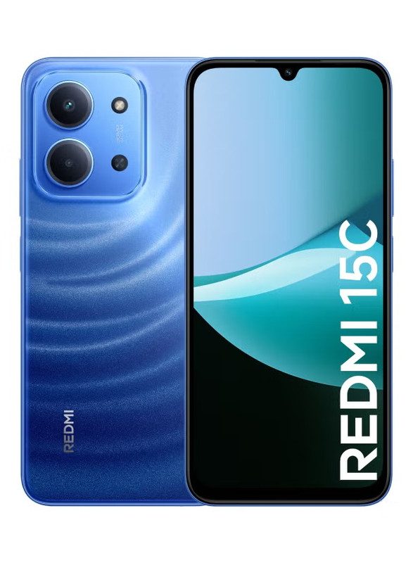 Xiaomi Redmi 15C, 128GB, 6GB RAM, 4G LTE, Dual SIM - Moonlight