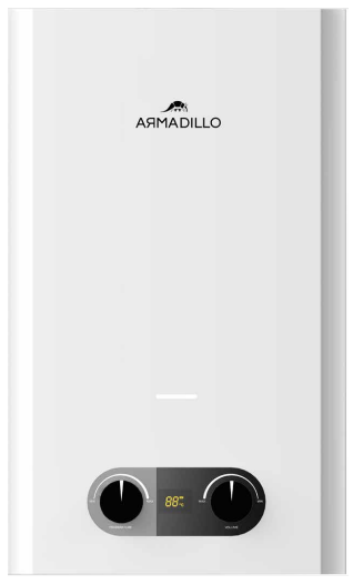 Armadillo Gas Water Heater , 6 Liter White - ARM-HA-GAS-H-WH-0006