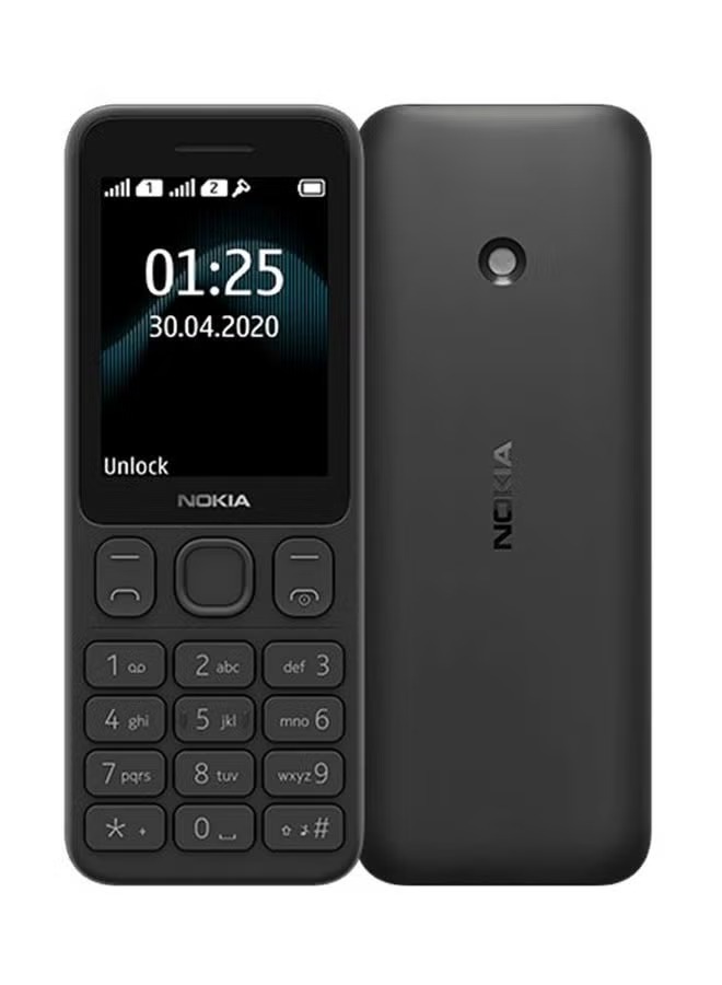 Nokia 125 2020 Single SIM , Black