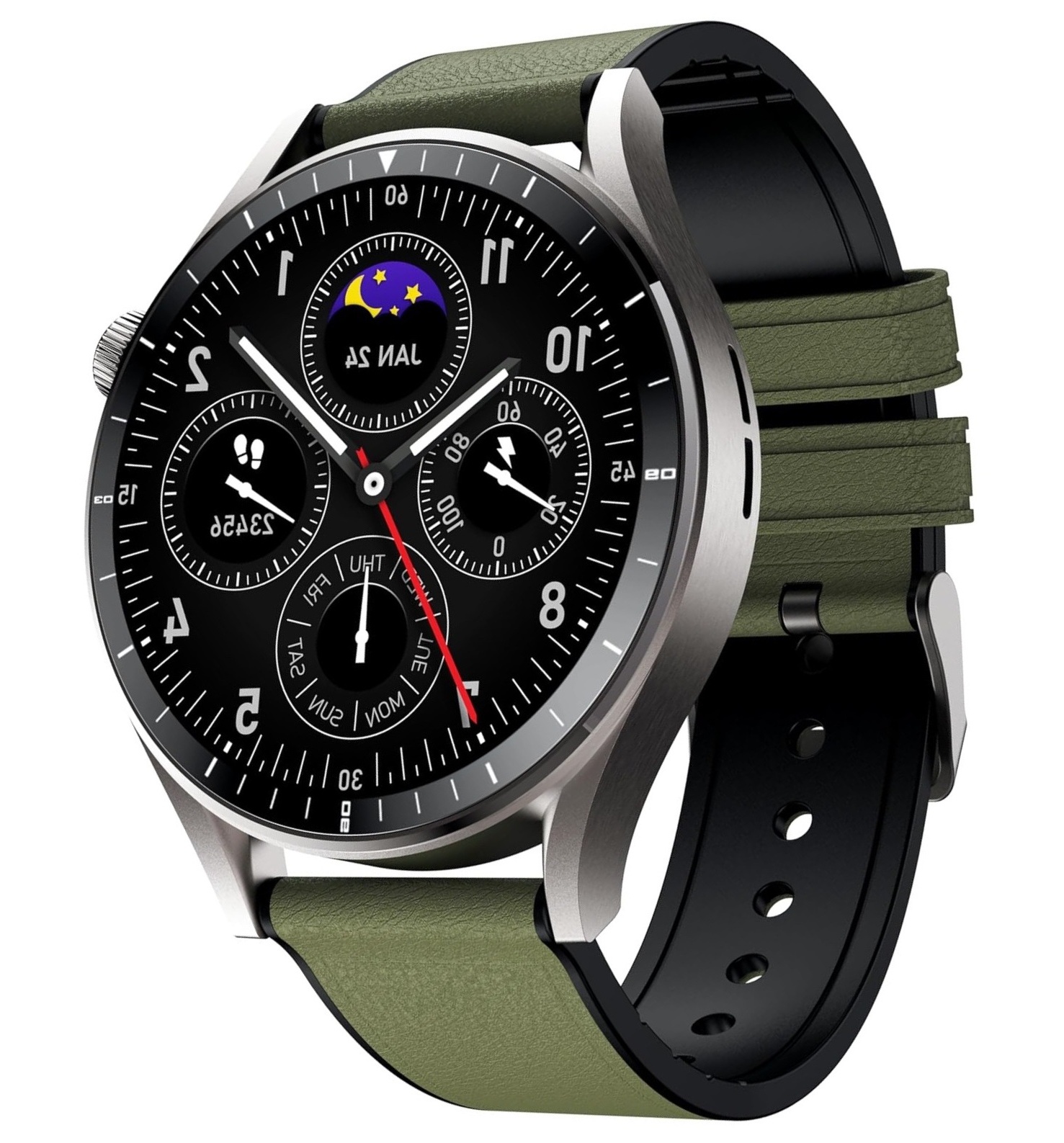 Infinix XWatch N4 Pro Smart Watch , 1.43 Inch Titanium Grey - XW4E