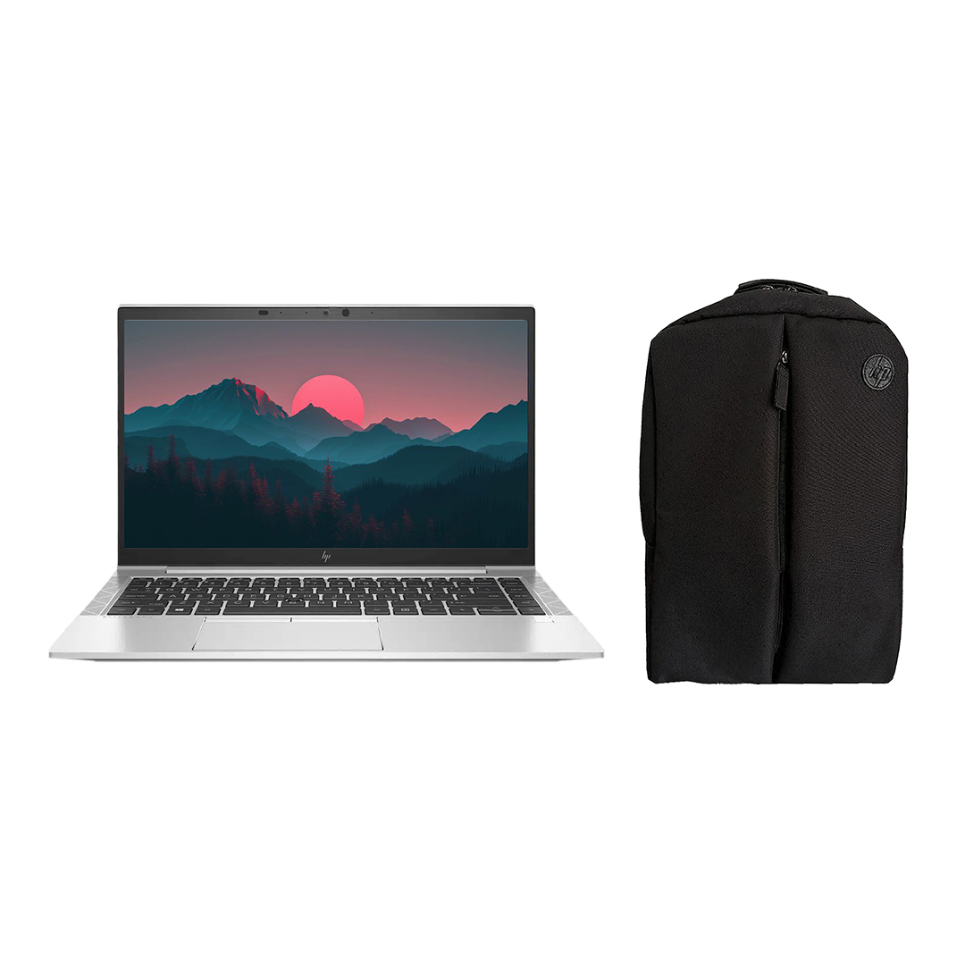 Hp EliteBook 840 G7 Laptop, 14 Inch FHD Display, Windows 10- Silver ( Pre-owned ), with Laptop Packback