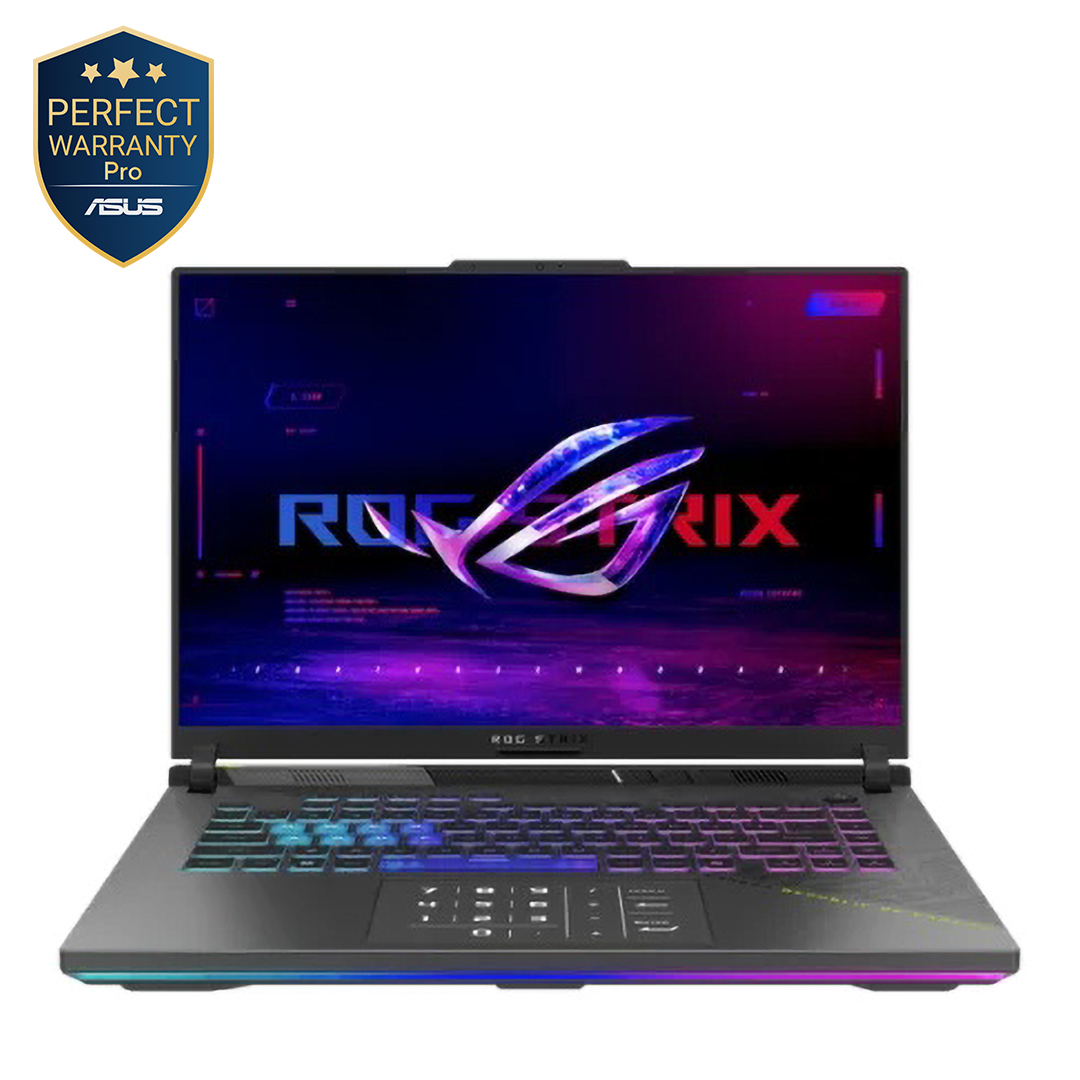 Asus ROG Strix G16 G614FR-G4032W Gaming Laptop ,AMD Ryzen 9 9955HX 16 Inch ,1 Terabyte SSD ,32 GB ,NVIDIA GeForce RTX 5070 TI ,Windows 11 - Volt Green