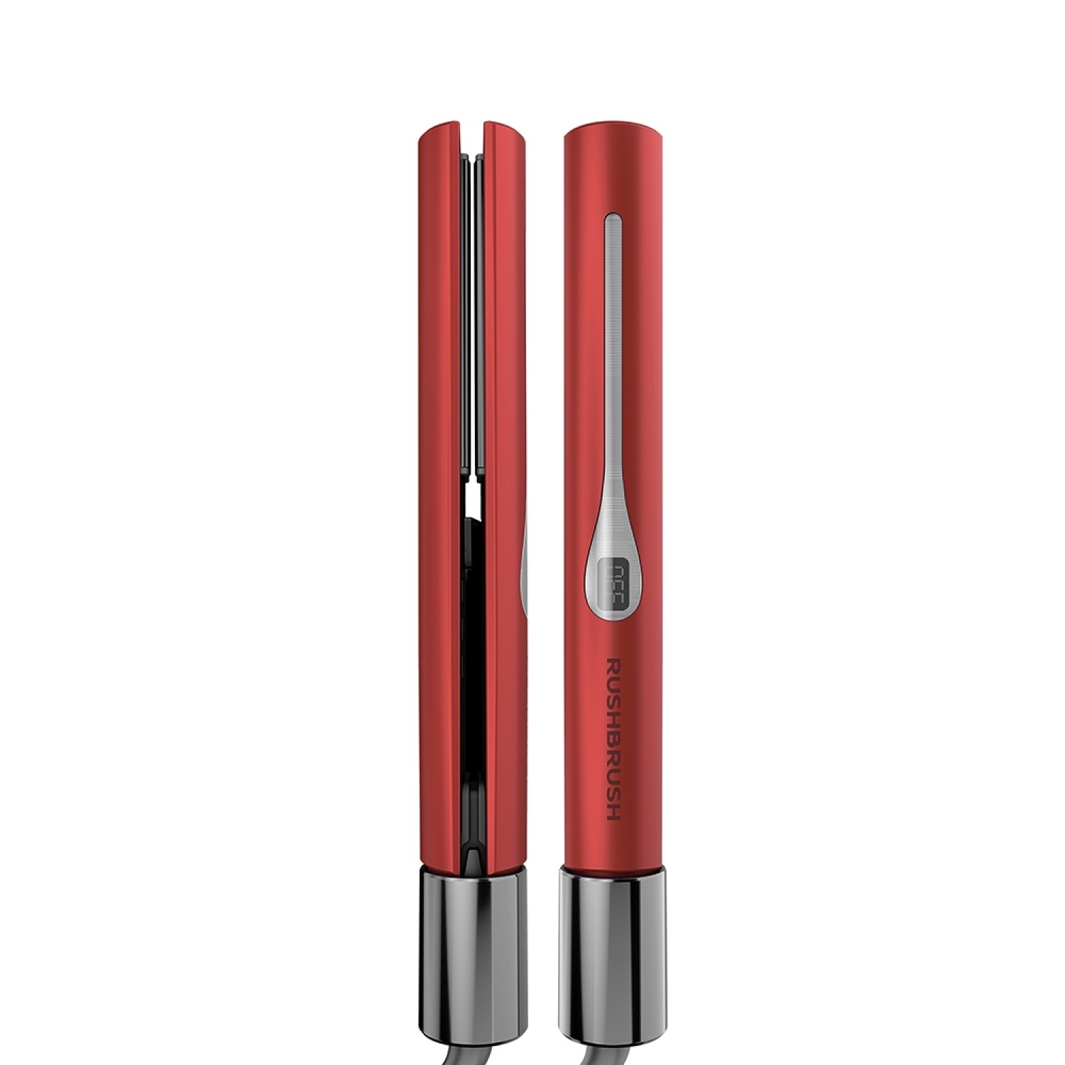 Rush Brush Hair Straightener 230 Celsius , Red - X2 Infra Revolver