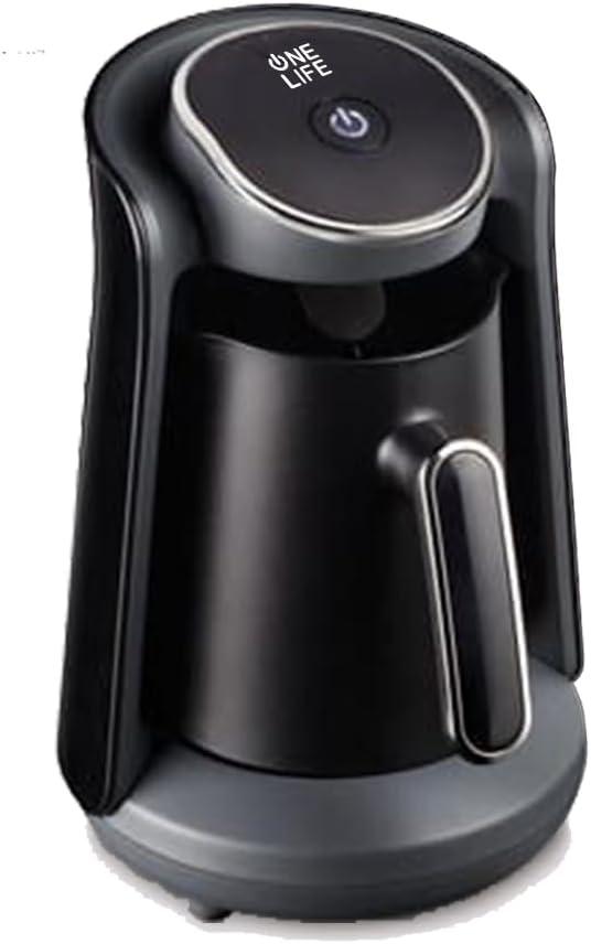 One Life Turkish Coffee Maker 600 Watt Silver Black - CP20S