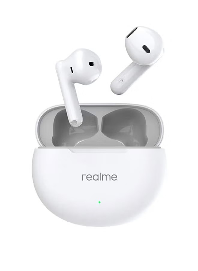 Realme Buds T01 Earbuds , Active Noise Cancellation , White