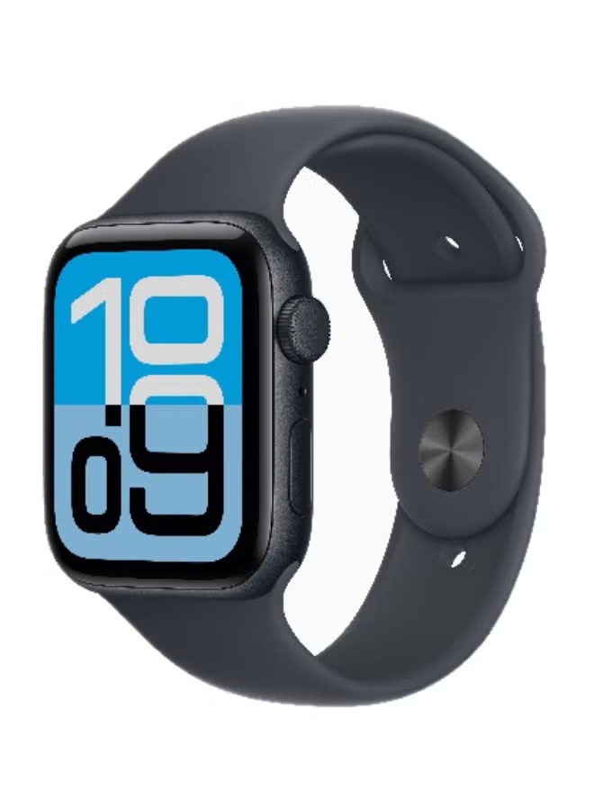Apple SE 3 Smart Watch, M/L Band , 44 Millimeter Midnight Aluminium