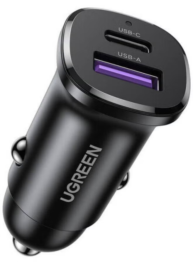 Ugreen , 2 Ports , 30 Watt , 24 Volt , Black - EC305