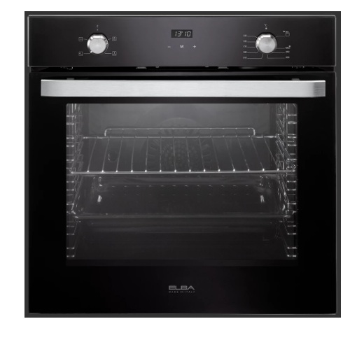Elba Built-in Gas Oven with Grill , 60 Centimeter 65 Liter , Black - EL10XLBFG
