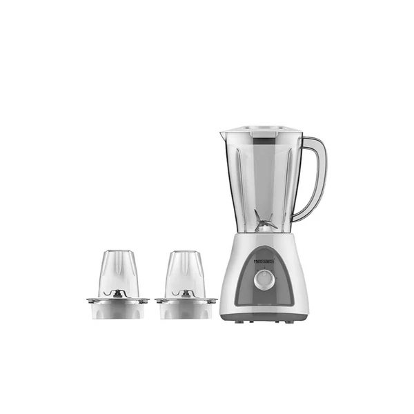 Mediatech Countertop Blender 400 Watt White Grey - MT-B16