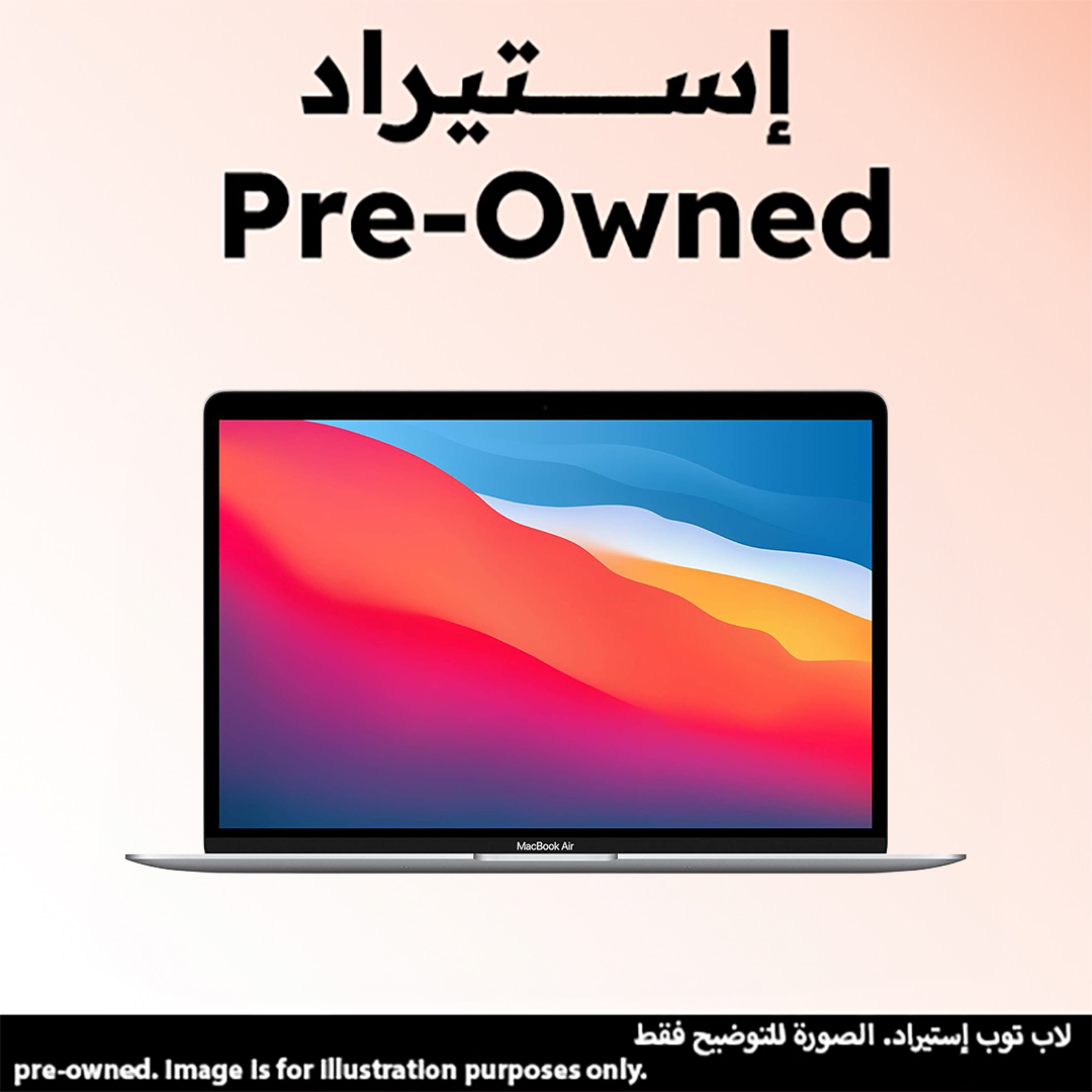 Apple MacBook Air 2020- A2337 Pre-Owned Laptop, 13.3 Inch Retina, 60Hz Display, MacOS Tahoe- Silver
