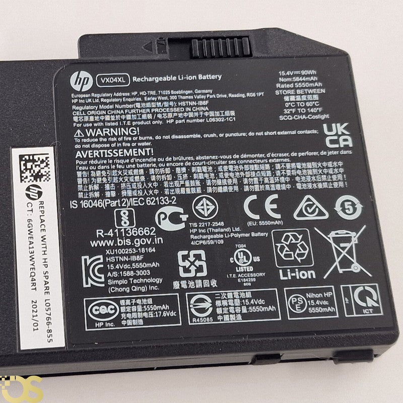 Generic HP VX04XL Laptop Battery for HP Zbook G5 G6 Workstation VX04XL - VX04XL