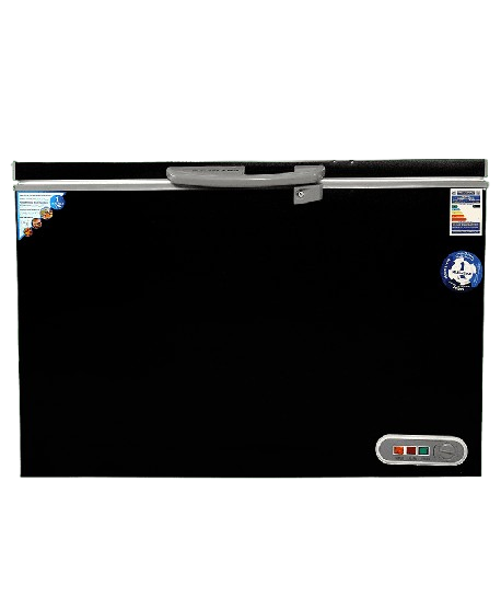 Alaska Defrost Defrost Chest Deep Freezer , 377 Liter , Black - CH400