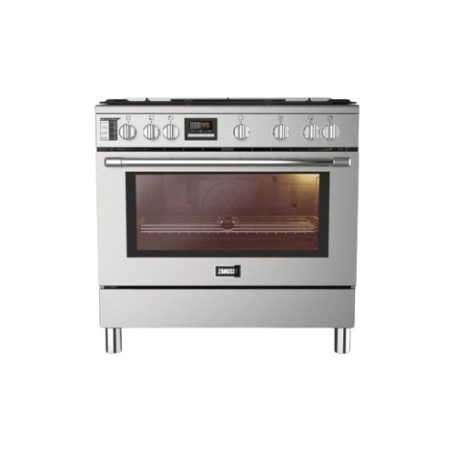 Zanussi Taste Max Gas Cooker , 5 Burners , Stainless Steel - ZCG97326XA