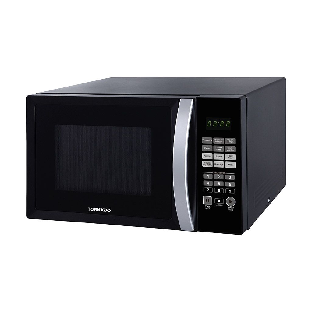 Tornado Microwave with Grill , 36 Liter 1000 Watt , Black - TMD-36GE-BK