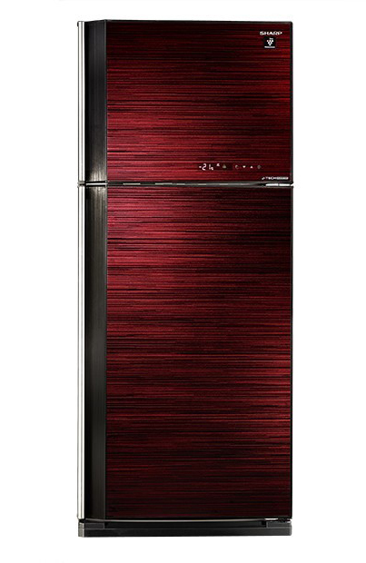 Sharp NoFrost Top Freezer Refrigerator , 16 Feet Inverter Motor , Red - SJ-GV58A(RD)