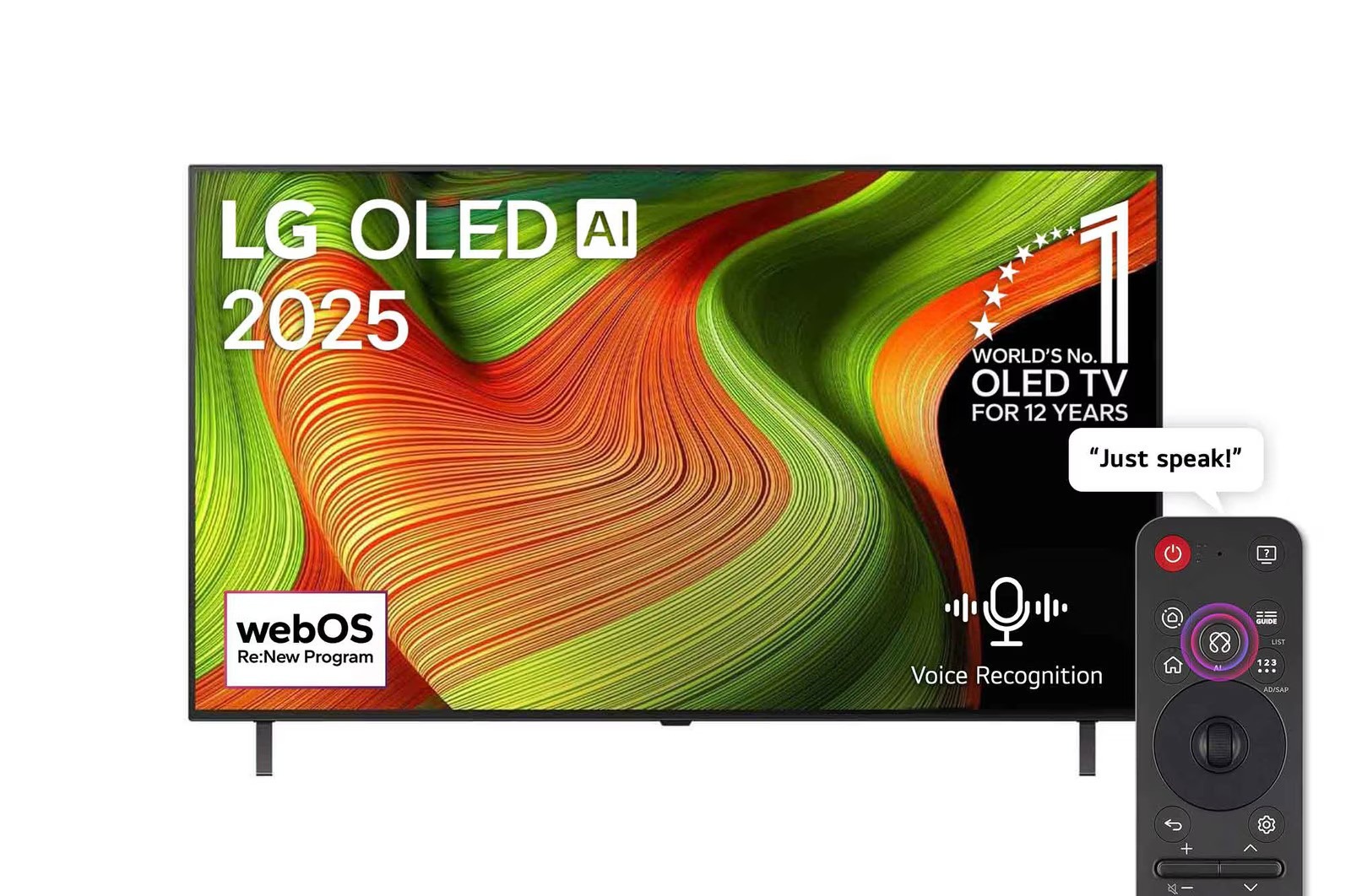 LG 55 Inch Smart TV , 4K UHD LED Built-In Receiver - OLED55B56LA
