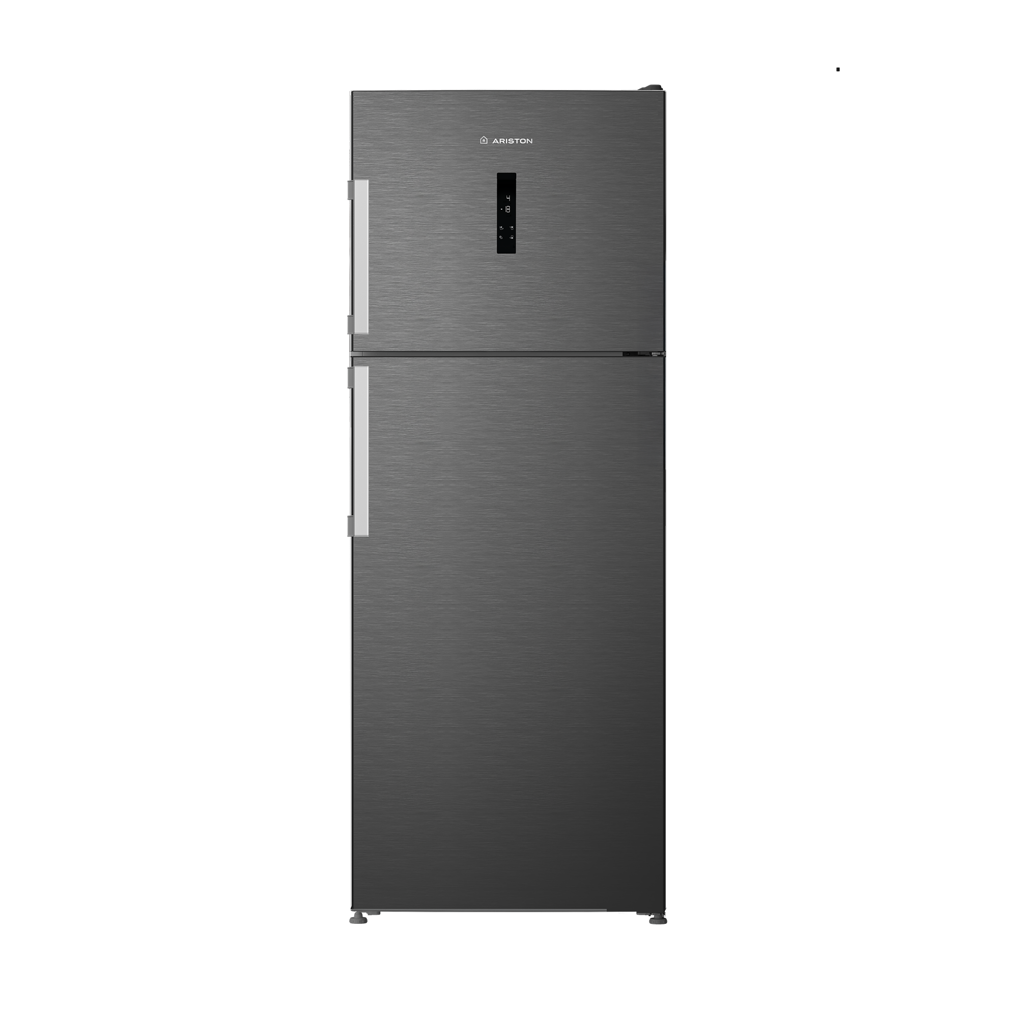 Ariston NoFrost Top Freezer Refrigerator , 420 Liter Inverter Motor , Dark Inox - ART70 F1422D XDI