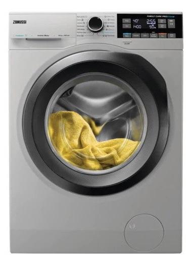 Zanussi Front Load Washing Machine , 10 kg , Silver - ZWD11683NS