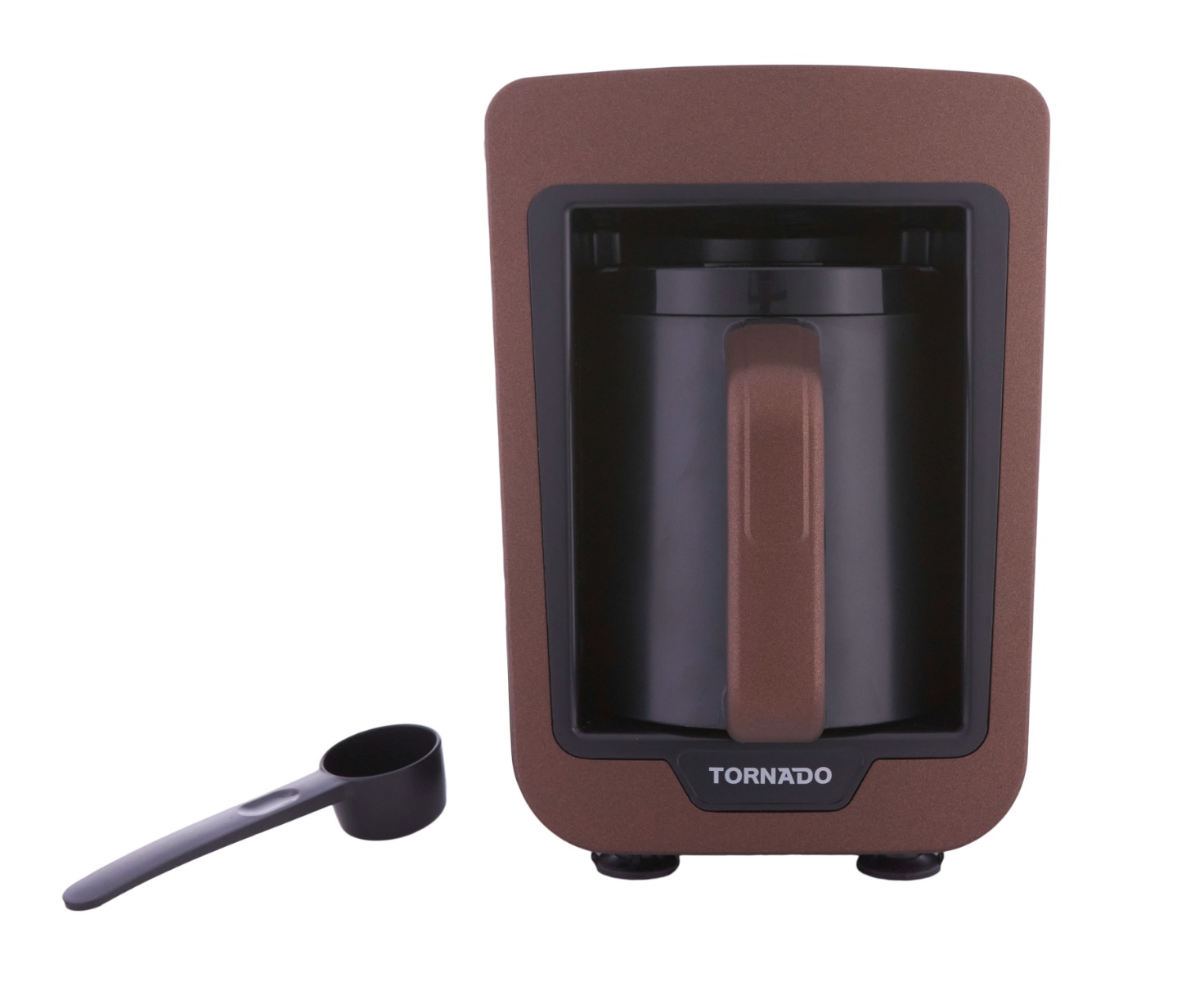 Tornado Turkish Coffee Maker 4 Cups 735 Watt Brown - TCME100