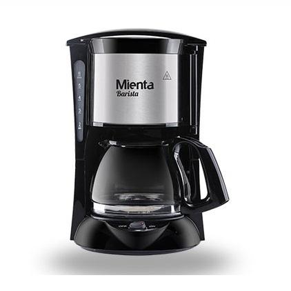 Mienta Barista Coffee Machine , 0.65 Liter 600 Watt , Black