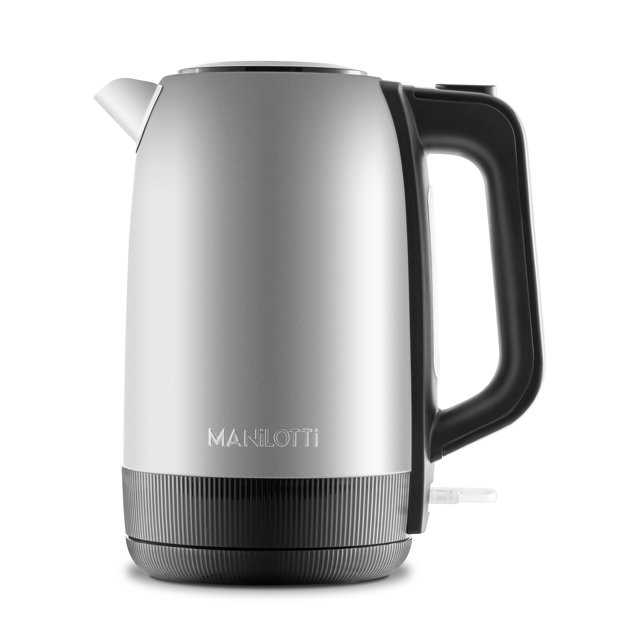 Manilotti SS316L Body Electric Kettle , 1.7 Liter 2200 Watt , Black Silver - MT-GLK-518-SB