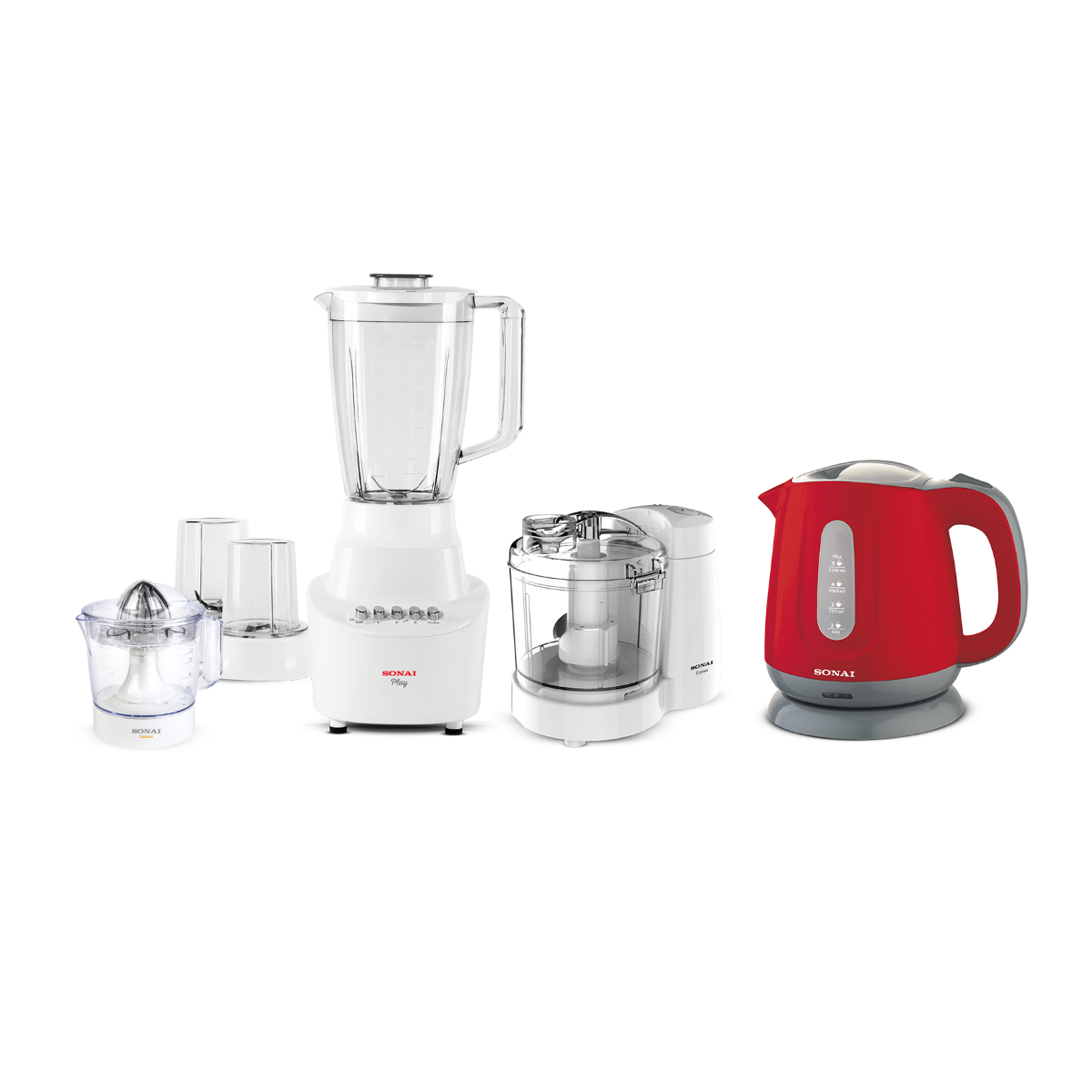 Sonai Countertop Blender 1.5 Liter 400 Watt White