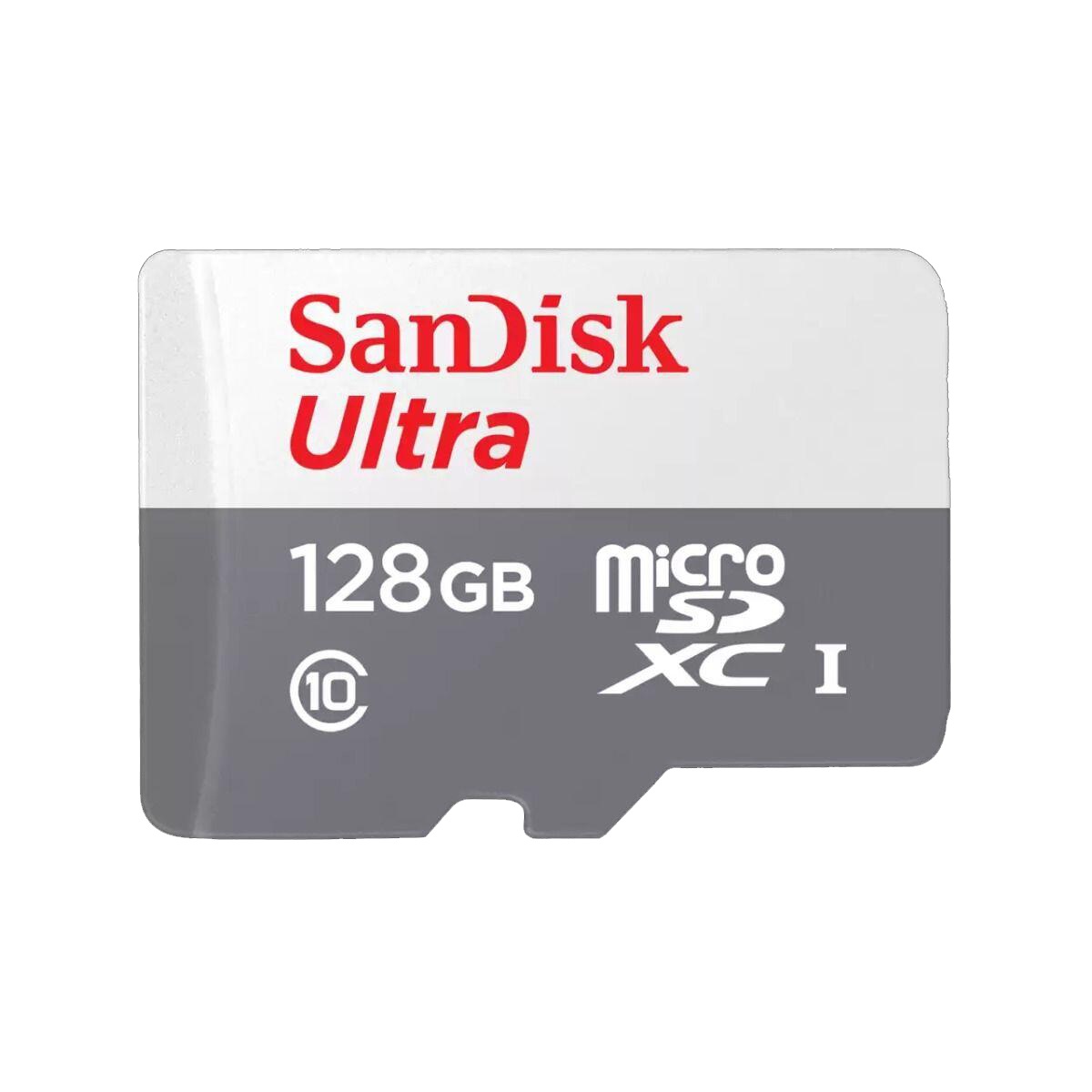 Sandisk Ultra microSDXC UHS-I card 128 GB Multi Color - SDSQUNR-128G-GN3MA