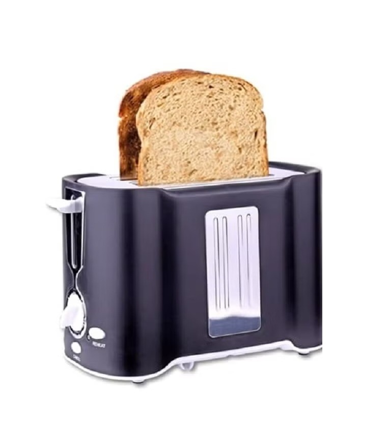 Dsp Toaster , 2 Slices 850 Watt Black - KC2038