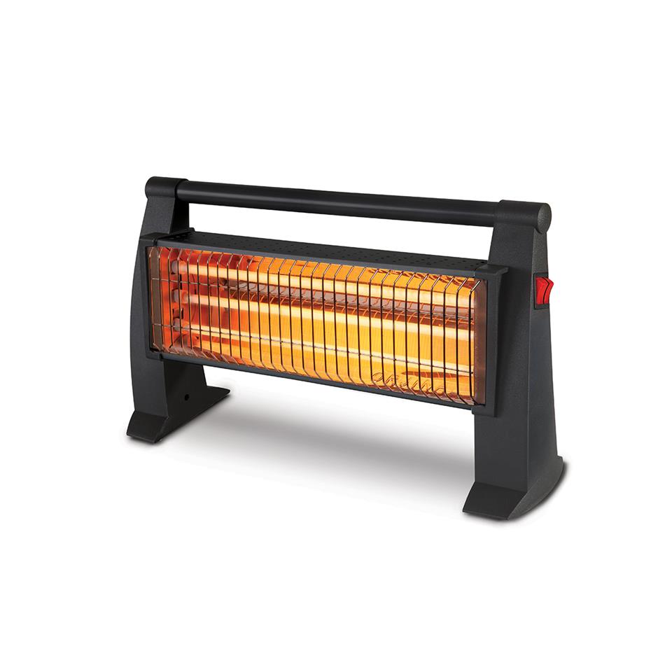 Kumtel Electric Heater , Rollover Safety , 1500 Watt Black - LX-2820