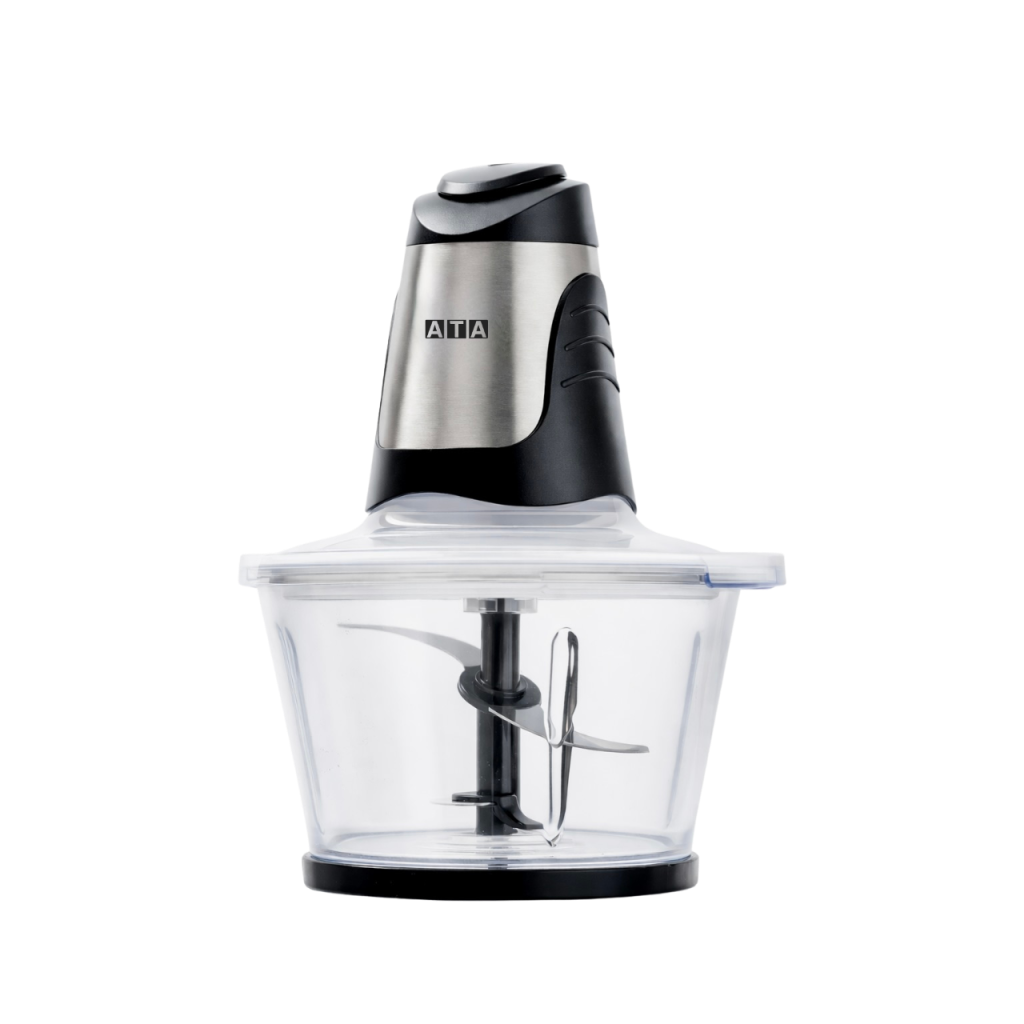 ATA Electric Chopper 2 Liter , 800 Watt Black Silver