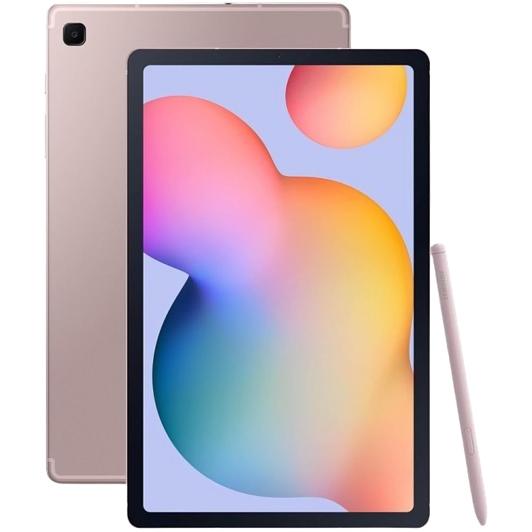 Samsung Galaxy Tab S6 Lite Tablet , 128 GB , 4 GB , Wi-Fi , Without SIM , Chiffon Pink